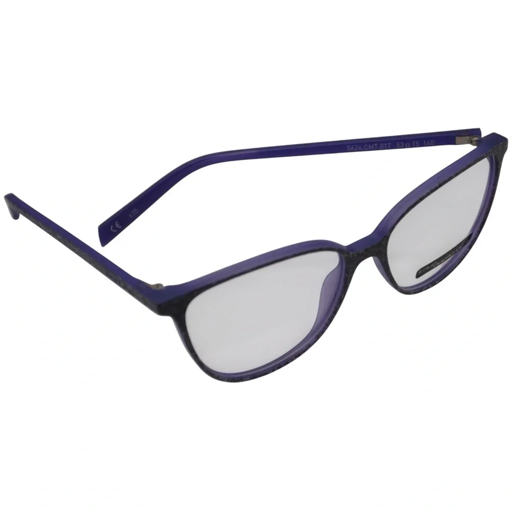 Italia Independent 5624 Women’s Eyeglasses | Purple/Grey Cat Eye | 53-15-140